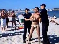 POLICJA na plaży