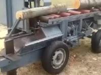 Genialna maszyna do cięcia drewna na opał