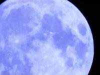 Blue Moon.Niebieski księżyc.... rzadkie zjawisko astronomiczne :)