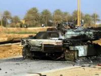 Zniszczone czołgi amerykańskie w Iraku