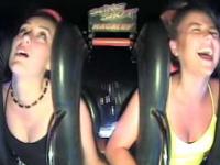 Funny Irish Girl Passes Out Twice On Slingshot Ride In Magaluf