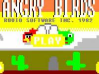 Jak by wyglądały Angry Birds w latach 80?