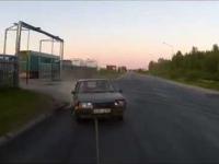 Tak się holuje samochód w Szwecji!