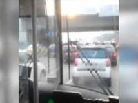  Szalona jazda kierowcy warszawskiego autobusu 