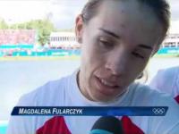 Brązowa medalistka Magda Fularczyk na granicy omdlenia 