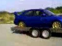 Laweta + Subaru +Polonez = Holowanie Subaru Polonezem :D