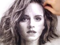 Emma Watson naszkicowana ołowkiem