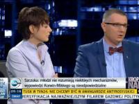 Przemysław Wipler daje czerwoną kartkę Monice Olejnik i Kazimierze Szczuce! Korwin-Mikke