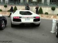 Lamborghini Aventador i nieudane parkowanie w Monaco