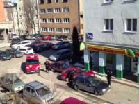 Gdynia - Straż Miejska - Blokada pod publiczkę