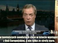 Nigel Farage: Barroso to kompletny idiota 