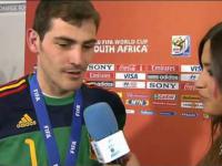 Radość Ikera Casillasa po zdobyciu mistrzostwa w RPA