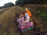 Maluchem po torach - Fiat 126P Cabrio w akcji! (GoPro 3+)