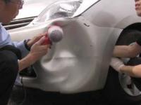 Suszenie zderzaka Toyoty Prius 