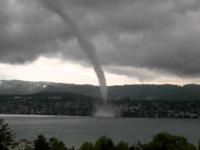 Tornado wodne w Szwajcarii