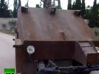 Pojazd opancerzony zbudowany przez syryjskich rebeliantów
