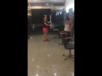 Angry Woman Destroys Beauty Salon With Sledgehammer