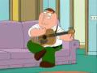 Family Guy - Peter trenuje gre na gitarze