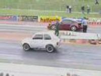 Porshe vs Maluch(Fiat 126p)