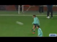 Lionel Messi śmieszny moment na treningu 