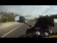 Szaleńcza jazda motocyklem po Moskwie na yamaha R1