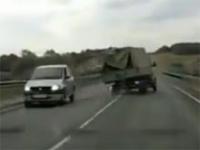 Wypadek ciężarówki w Rosji