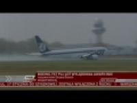 Awaryjne lądowanie LOT Boeing 767 Okęcie