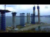 Budowa mostu w Rosji - time-lapse 