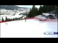 MAN HIT IN THE BALS WHILE SKIING FAIL