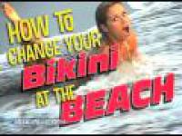 Jak zmienić bikini na plaży?