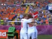 Holandia - Dania 0:1 - skrót meczu