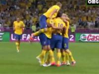 Szwecja - Francja 2:0 - skrót z meczu