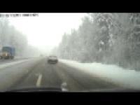 Zima na rosyjskich drogach 
