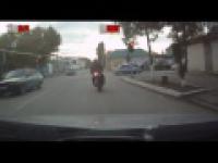 Wypadek drogowy - kompilacja video # 1 listopada