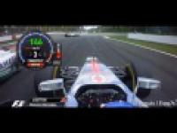 F1 2012 - Kompilacja 15 wyprzedzeń