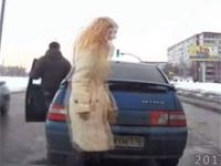 Ciekawa przejażdżka po jednym z rosyjskich miast