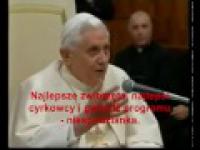 Papież Benedykt XVI opowiada kawał