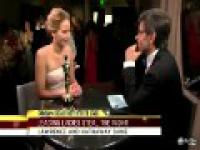 Jack Nicholson przerywa wywiad z Jennifer Lawrence