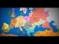 Mapa Europy na przestrzeni 1000 lat