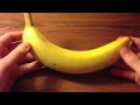 Instrukcja obierania banana