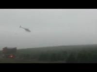 Załadunek choinek helikopterem w Oregonie 