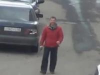 Rosyjska bijatyka na parkingu