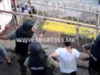 Wybuch policyjnego granatu urwał rękę kibicowi w Macedonii! Makabryczne wideo +18 