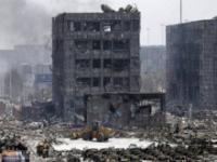 Miasto zdewastowane po wybuchu w Chinach