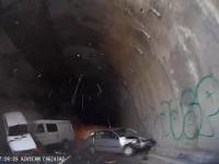 Wypadek w tunelu