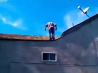 salto z dachu