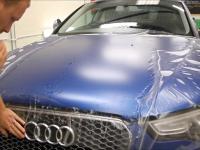 Audi RS5 oklejana folią matowo-bezbarwną
