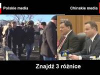 Polskie media vs chińskie media