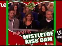 Ellens Mistletoe Kiss Cam - VINE (HUSBAND)