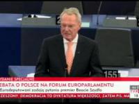 Hans Olaf Henkel - popiera Polske - DEBATA w Europarlamencie